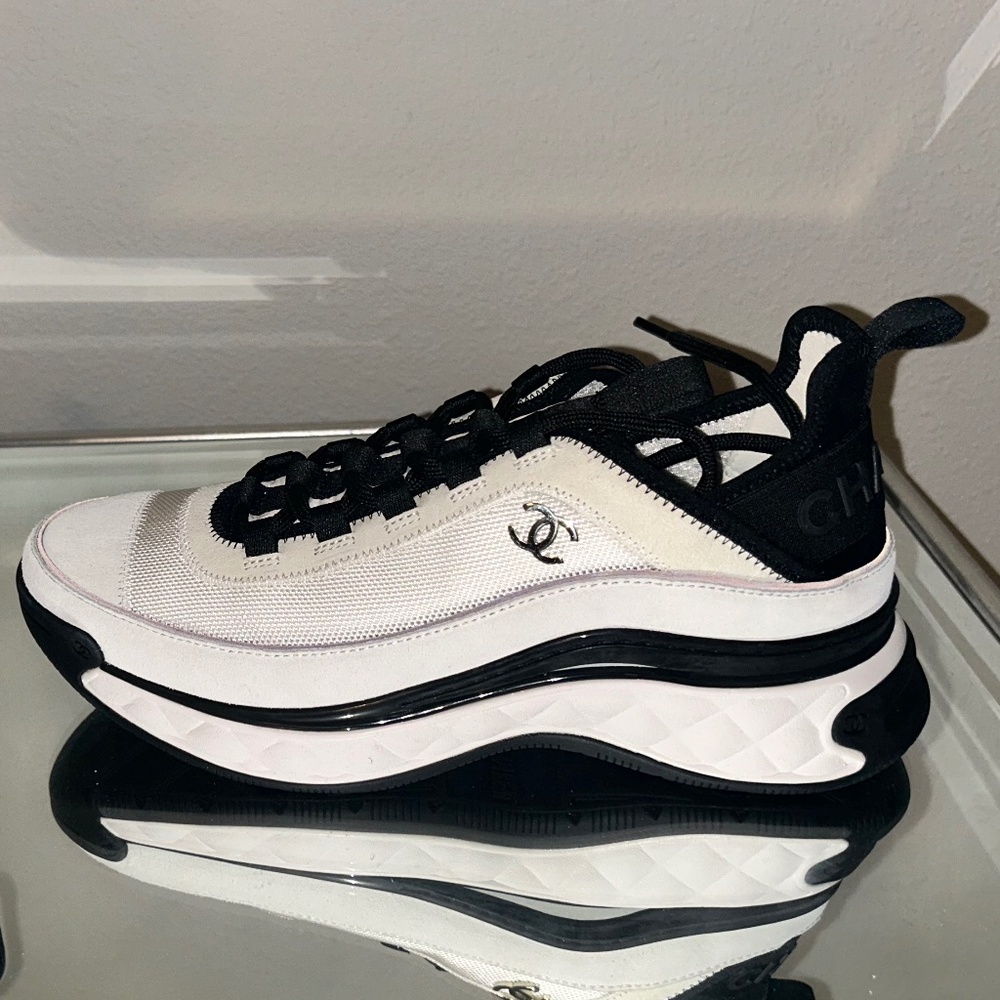 New with Box. Fabulously Chic Chanel Suede Sneakers (Rare & Never Worn)